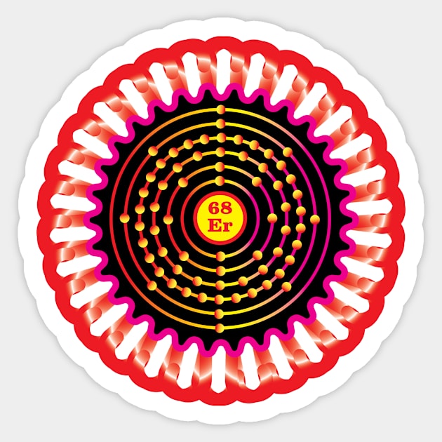 Erbium Ornament Sticker by Storistir